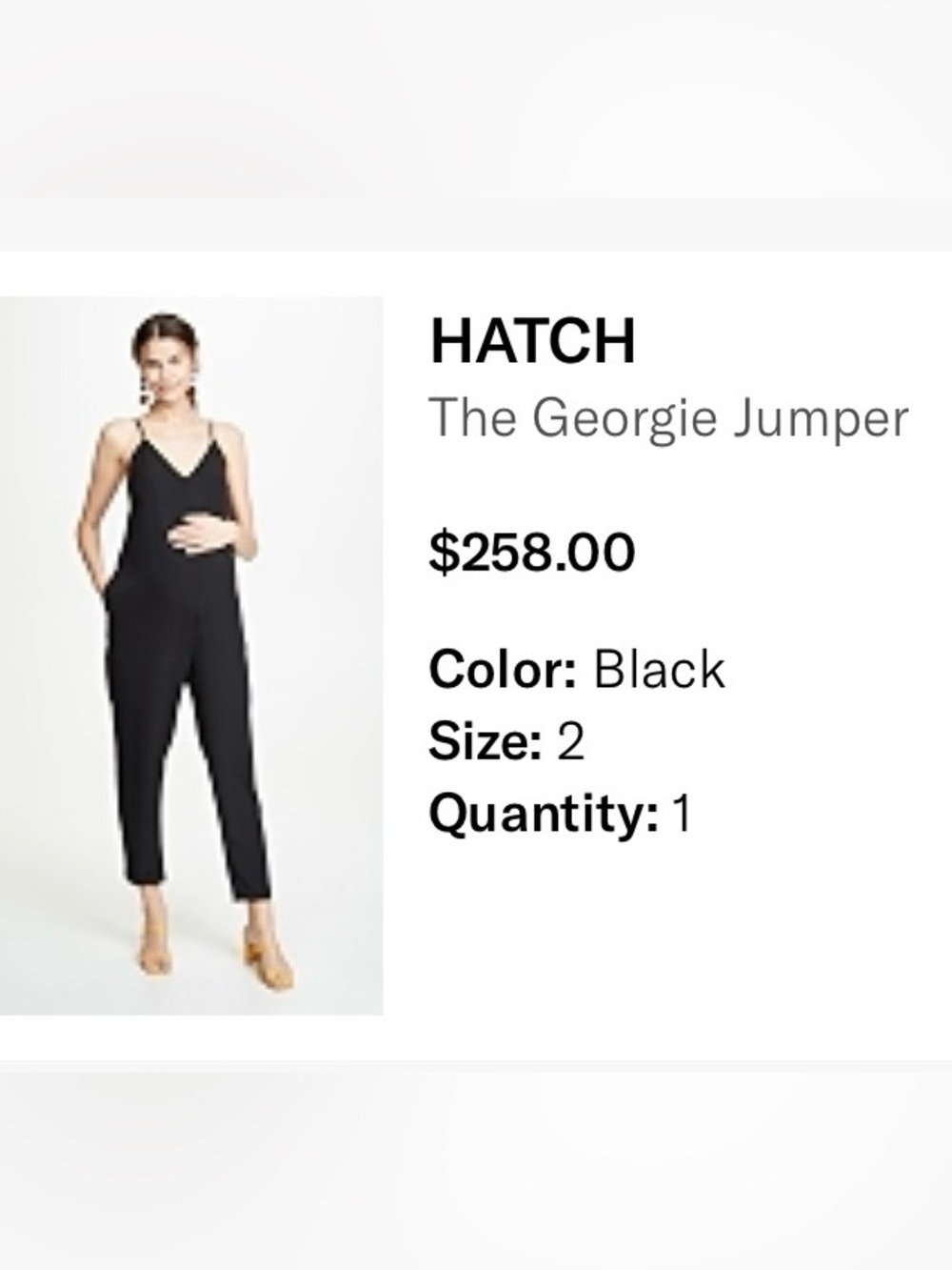 Hatch Georgie Maternity Jumper - size 2